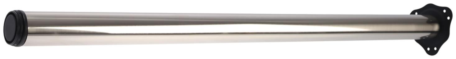 Опора мебельная, барная, ТУНДРА, 60×1100 мм, цвет сатин никель