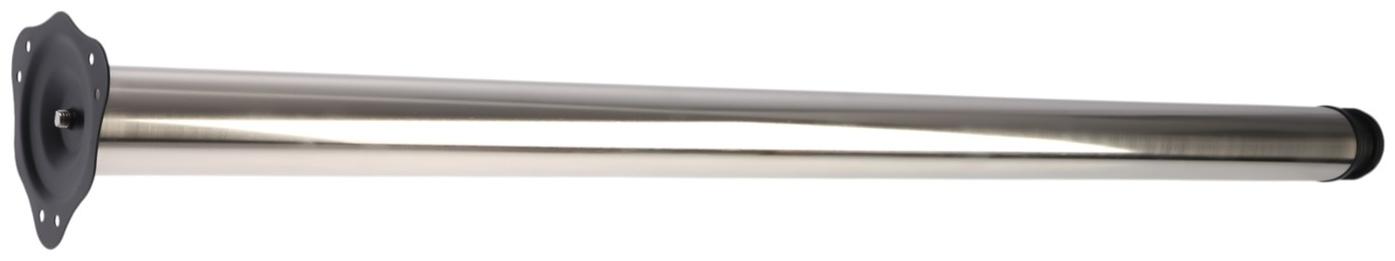 Опора мебельная, барная, ТУНДРА, 60×1100 мм, цвет сатин никель