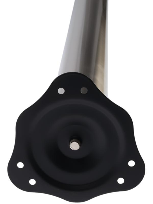 Опора мебельная, барная, ТУНДРА, 60×1100 мм, цвет сатин никель