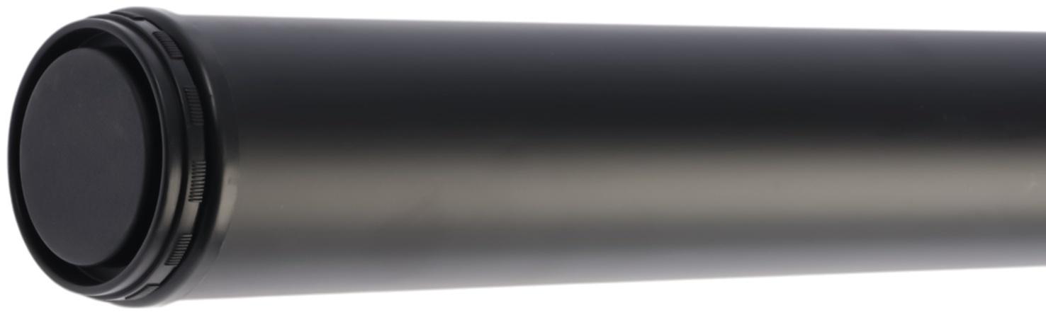 Опора мебельная, барная, ТУНДРА, 60×1100 мм, чёрная