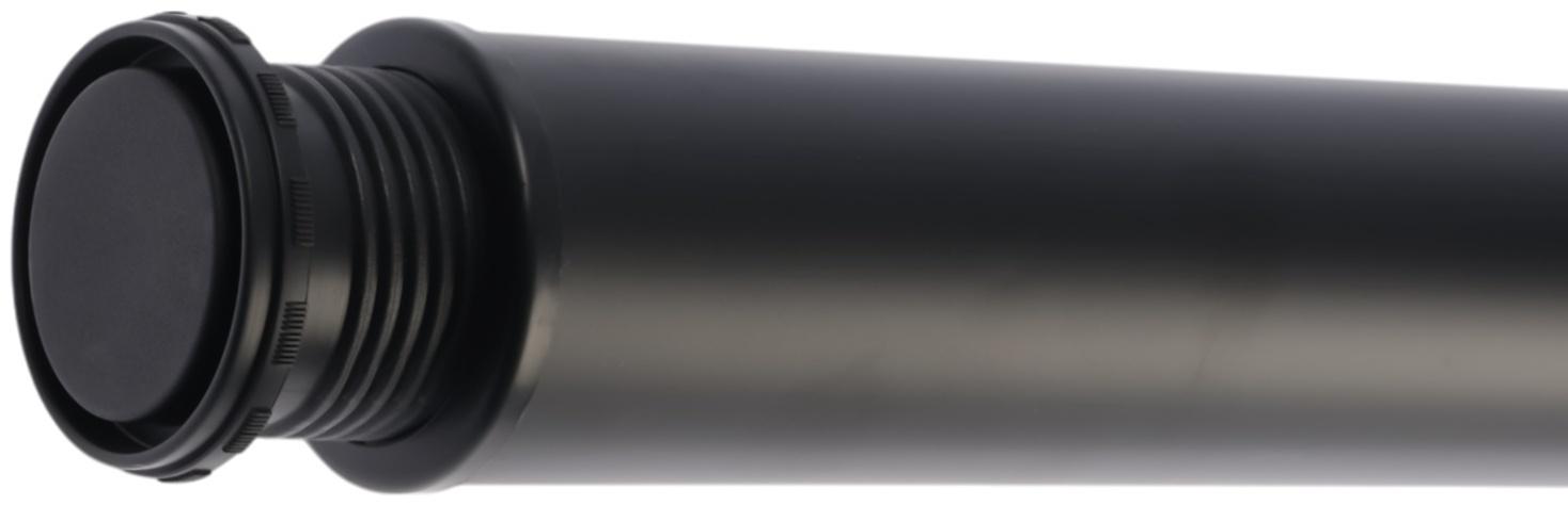 Опора мебельная, барная, ТУНДРА, 60×1100 мм, чёрная