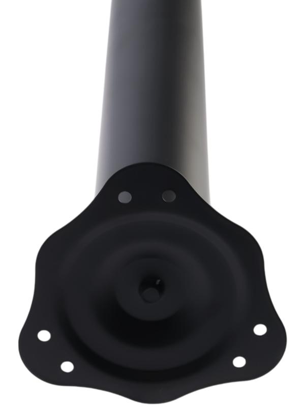 Опора мебельная, барная, ТУНДРА, 60×1100 мм, чёрная