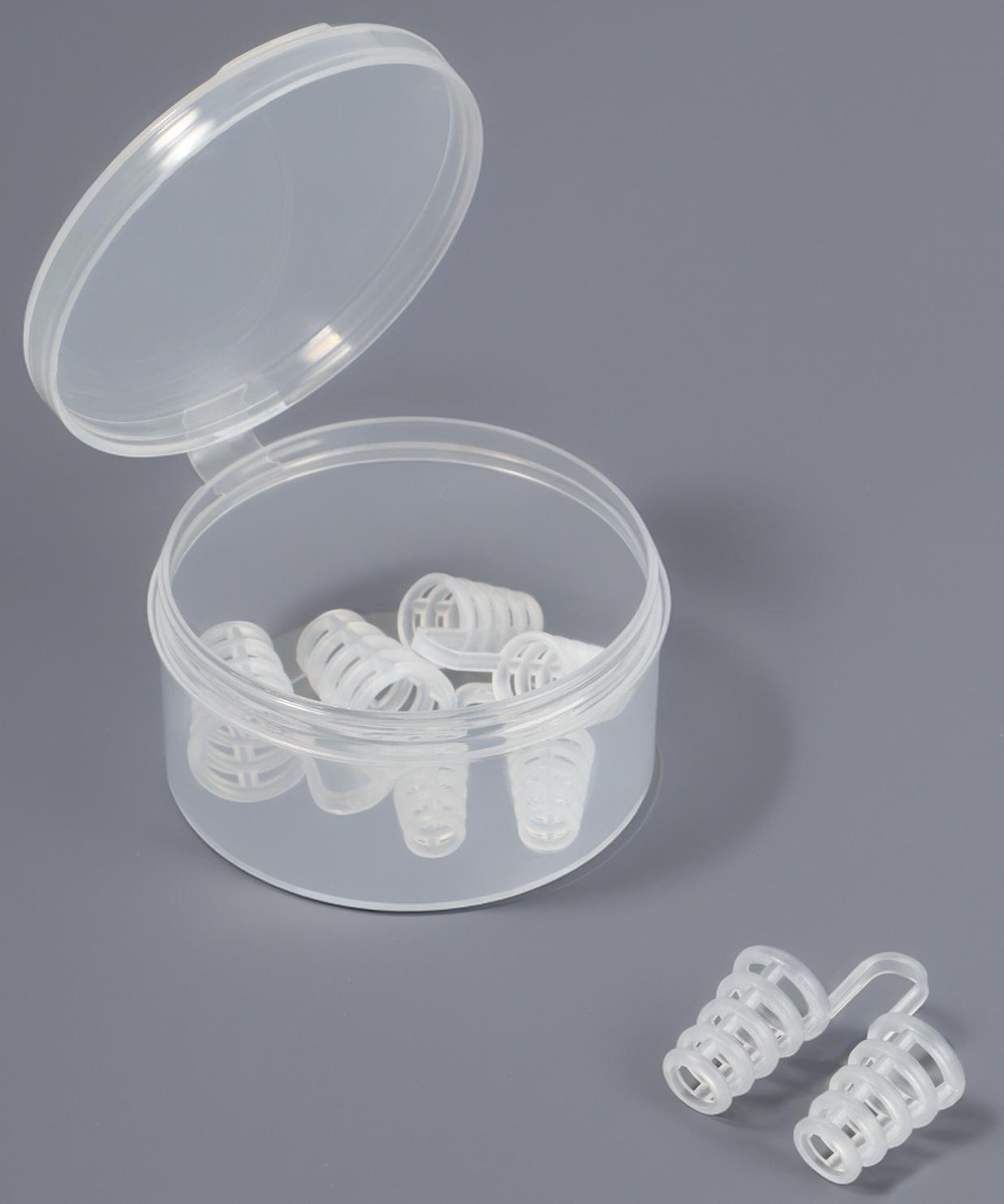 Расширитель для носа для дыхания, набор - 4 шт, цвет прозрачный