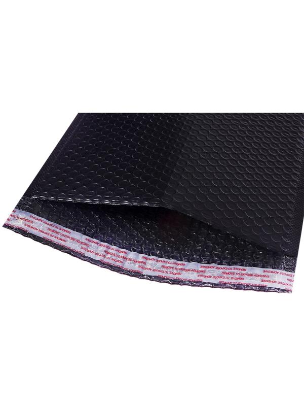 Набор 10 штук конвертов с воздушно-пузырьковой плёнкой 23х32см, черные