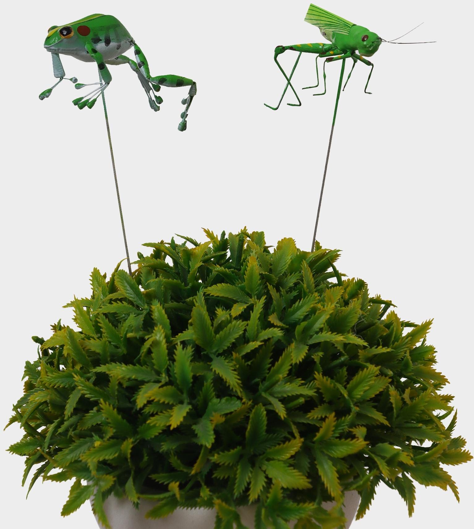 Набор штекеров «Лягушка и кузнечик», 3.5×4 см