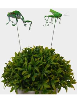 Набор штекеров «Лягушка и кузнечик», 3.5×4 см