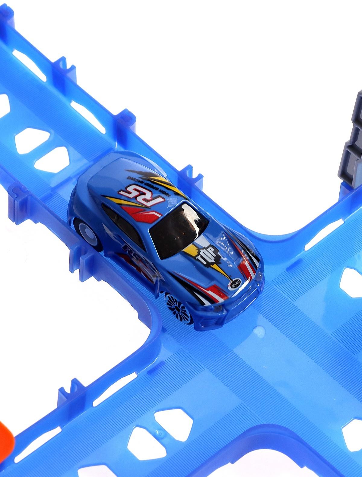 Автотрек «Стремительный мир», радиоуправление, 2 машинки, мёртвая петля, свет