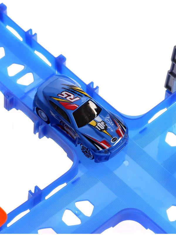 Автотрек «Стремительный мир», радиоуправление, 2 машинки, мёртвая петля, свет