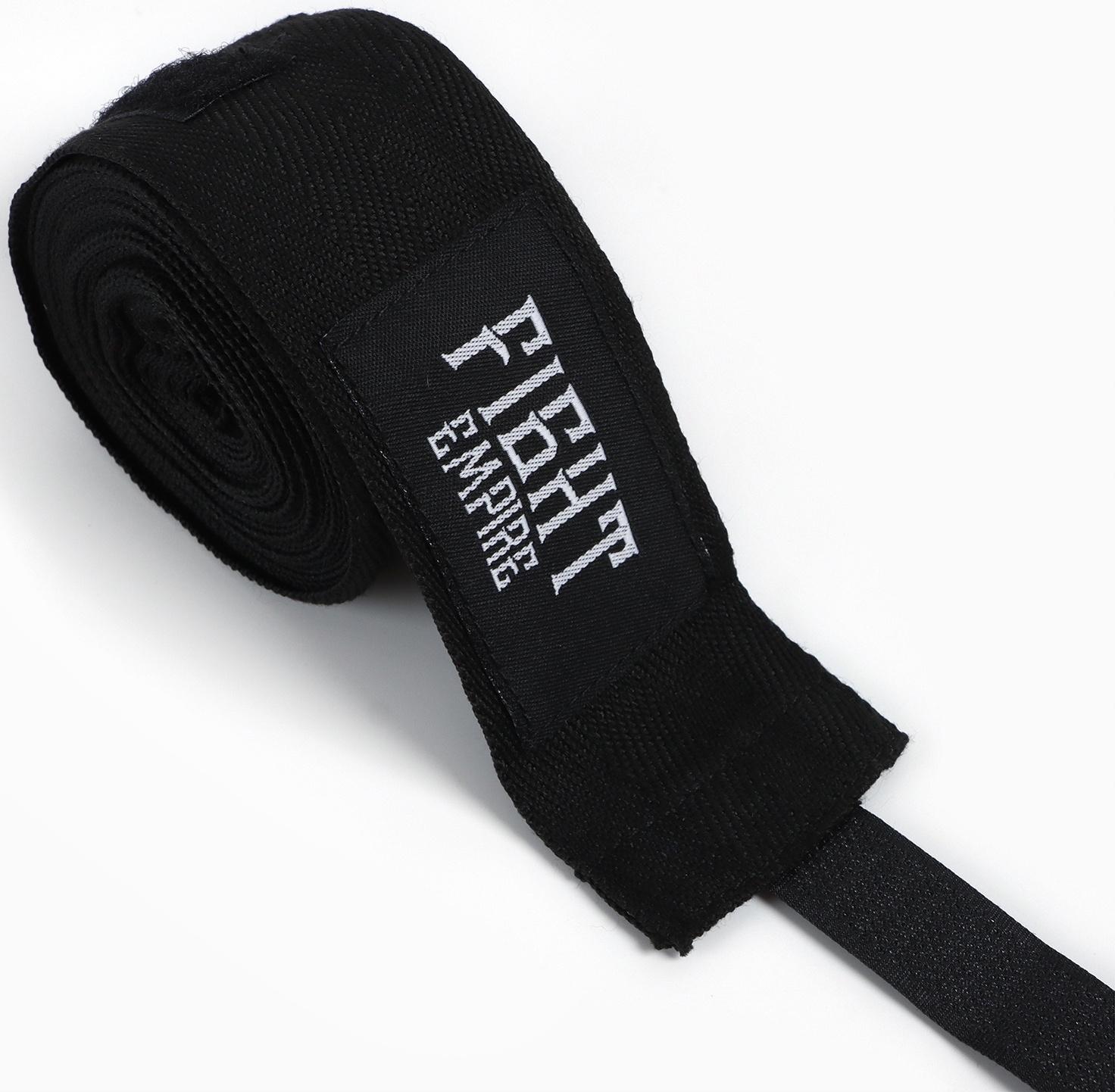 Бинты боксерские FIGHT EMPIRE, 5 метров (пара),  цвет черный