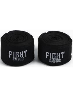 Бинты боксерские FIGHT EMPIRE, 5 метров (пара),  цвет черный