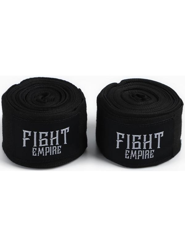 Бинты боксерские FIGHT EMPIRE, 5 метров (пара),  цвет черный