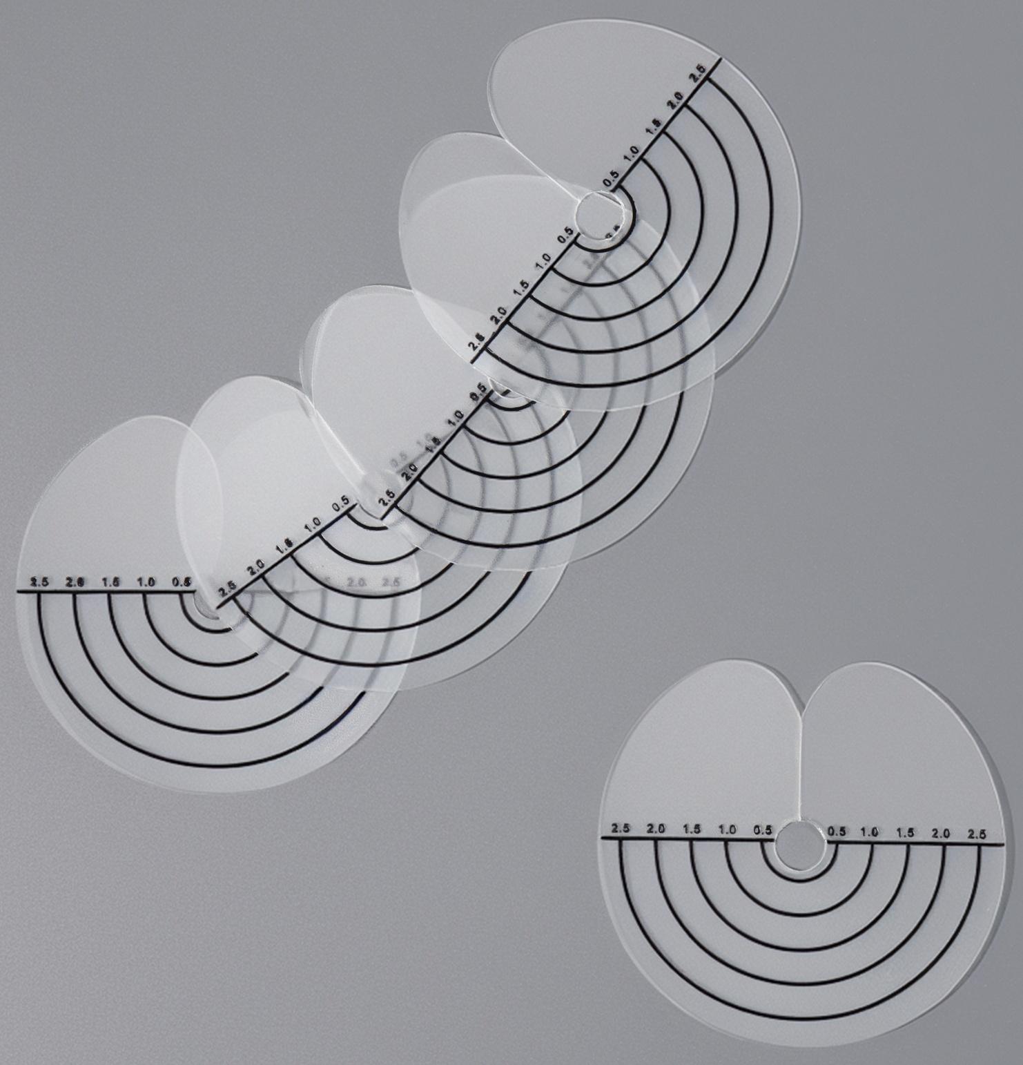 Разделители прядей для наращивания волос, набор - 5 шт