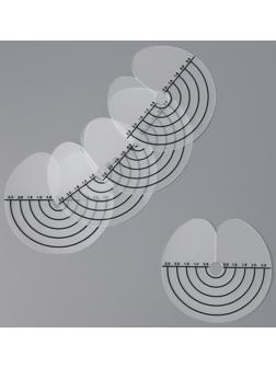 Разделители прядей для наращивания волос, набор - 5 шт