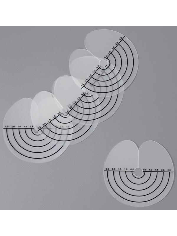 Разделители прядей для наращивания волос, набор - 5 шт