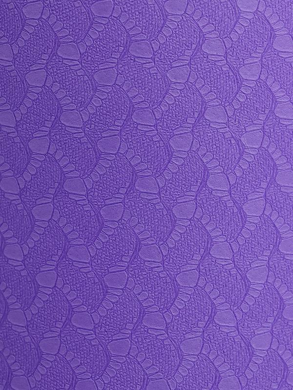 Коврик для фитнеса и йоги ONLYTOP, 183×61× 0.8 см, фиолетовый