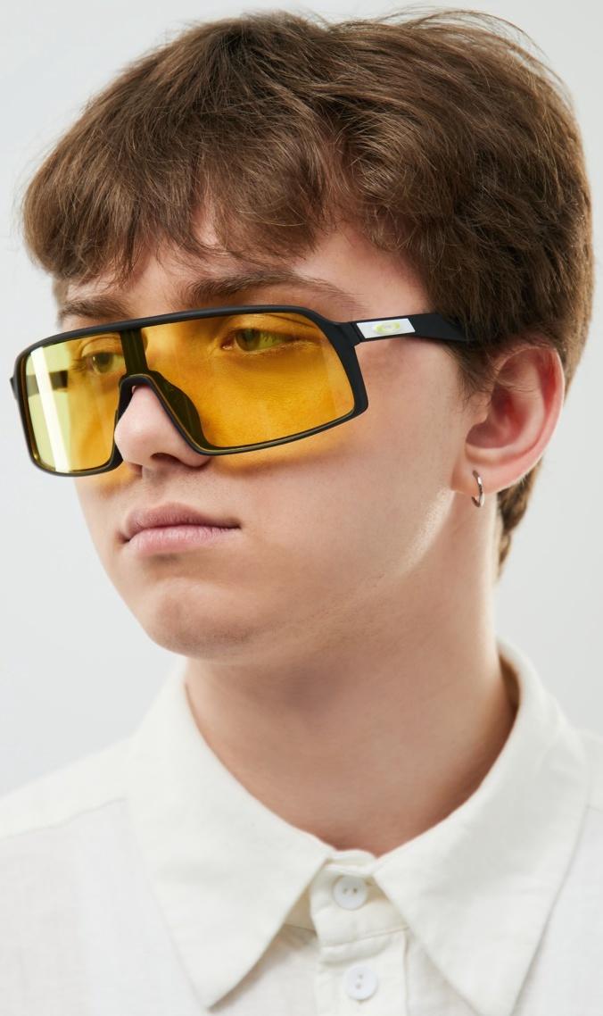 Очки солнцезащитные спортивные поляризационные, uv 400, ширина 13.9 см, дужка 12.3 см