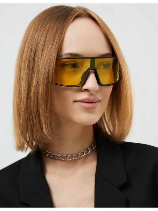 Очки солнцезащитные спортивные поляризационные, uv 400, ширина 13.9 см, дужка 12.3 см