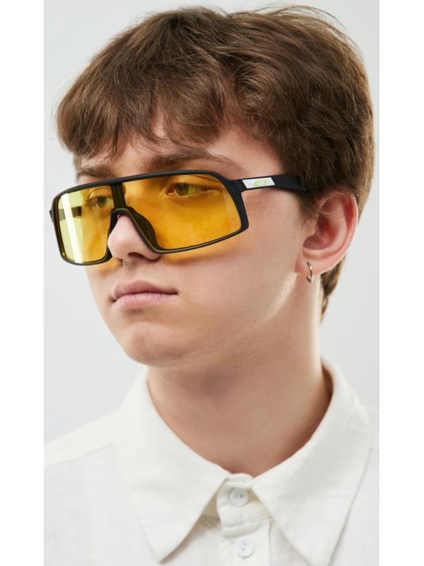 Очки солнцезащитные спортивные поляризационные, uv 400, ширина 13.9 см, дужка 12.3 см