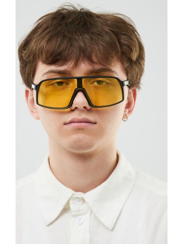 Очки солнцезащитные спортивные поляризационные, uv 400, ширина 13.9 см, дужка 12.3 см