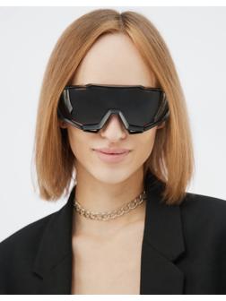 Очки солнцезащитные спортивные, uv 400, ширина 16.3 см, дужка 13.7 см, высота 6.3 см