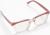 Очки для компьютера женские, имиджевые, ширина 13.8 см, дужка 13.8 см, линза 6.3×4.6 см, розовые