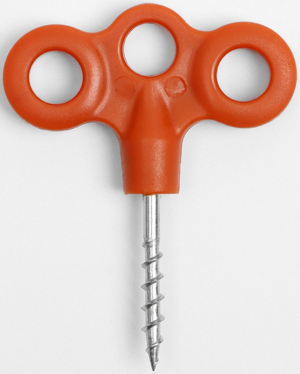 Крепление туристическое для веревки, набор - 5 шт,  7 х 7см