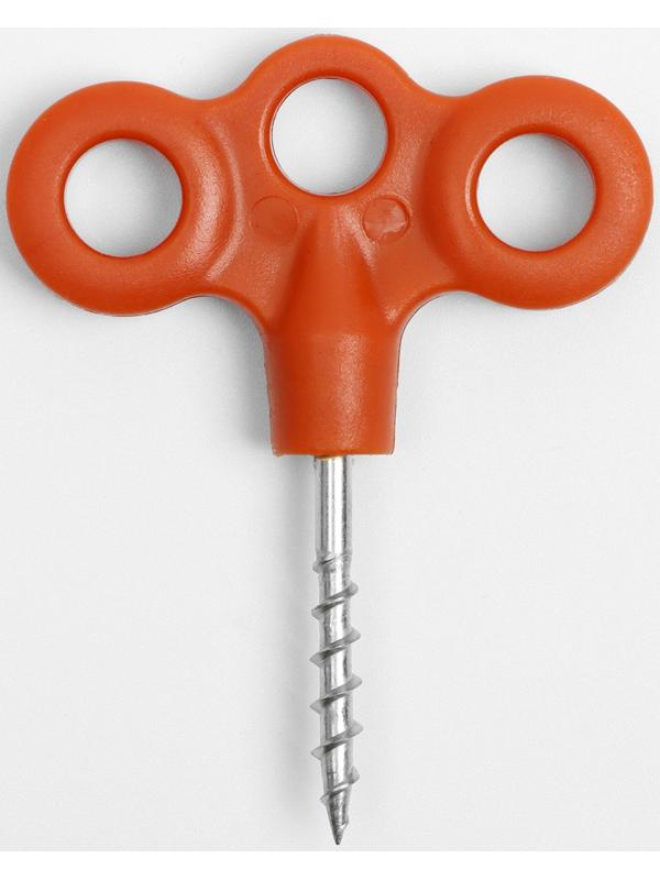 Крепление туристическое для веревки, набор - 5 шт,  7 х 7см