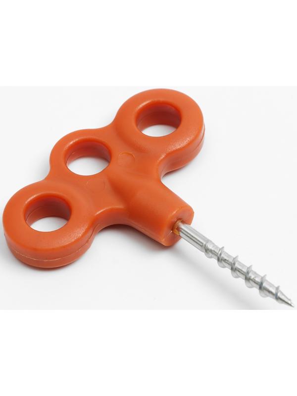 Крепление туристическое для веревки, набор - 5 шт,  7 х 7см