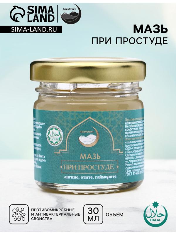 Мазь при простуде, ангине, отите, гайморите,