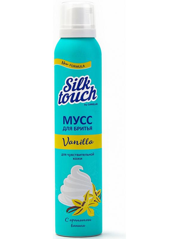 Мусс для бритья Carelax Silk Touch женский, ваниль, 200 мл