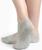 Носки для йоги Sangh, р.36-39, прорезиненные, серые