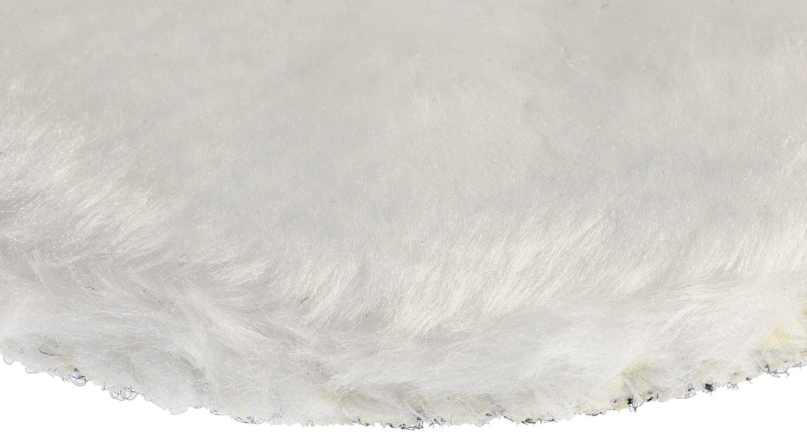 Круг полировальный под липучку ЛОМ, искусственный мех, 115 мм