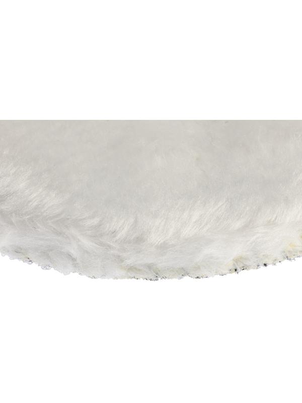 Круг полировальный под липучку ЛОМ, искусственный мех, 115 мм