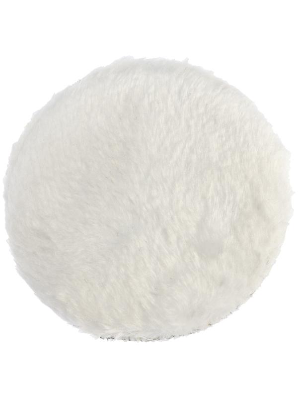 Круг полировальный под липучку ЛОМ, искусственный мех, 115 мм