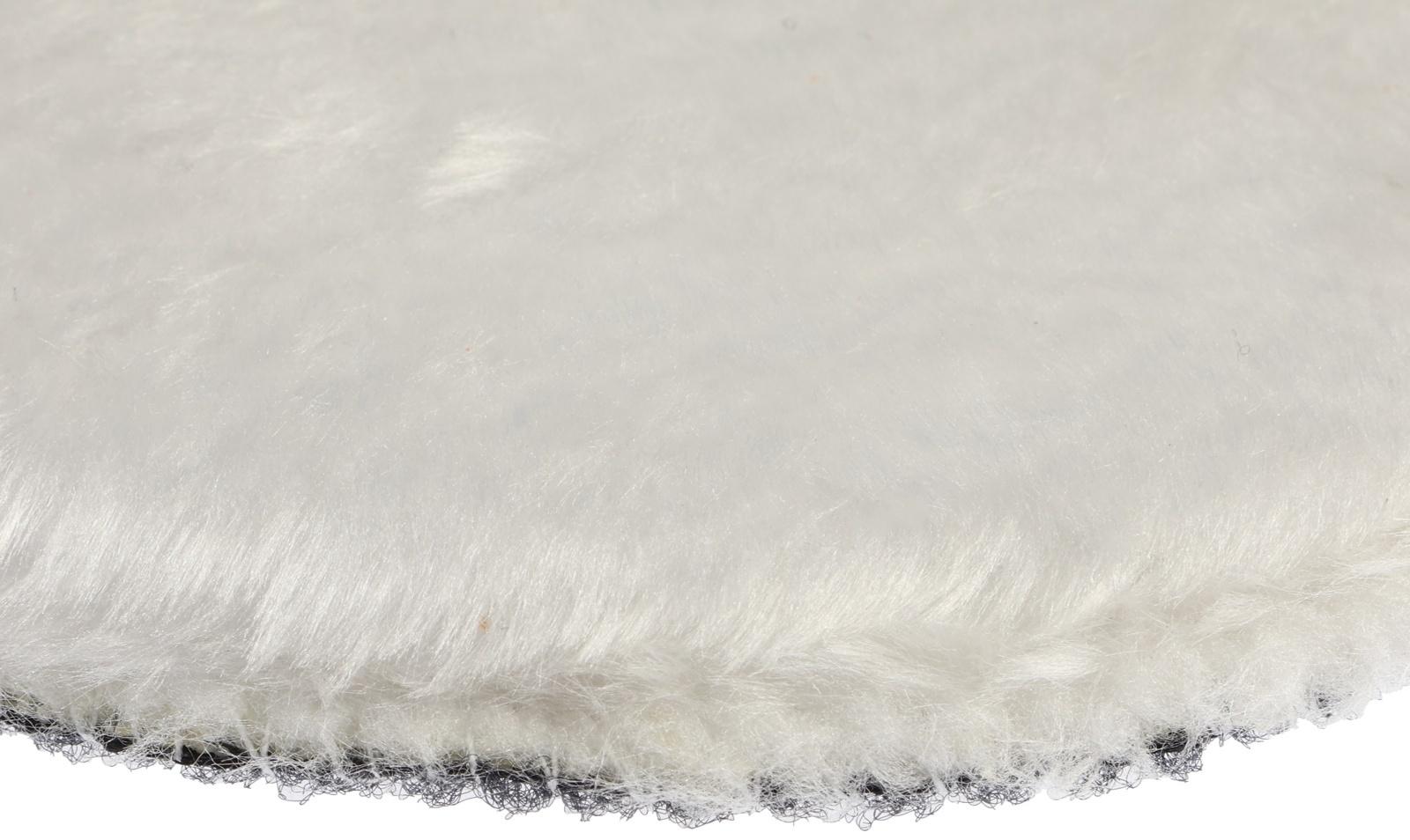 Круг полировальный под липучку ЛОМ, искусственный мех, 125 мм