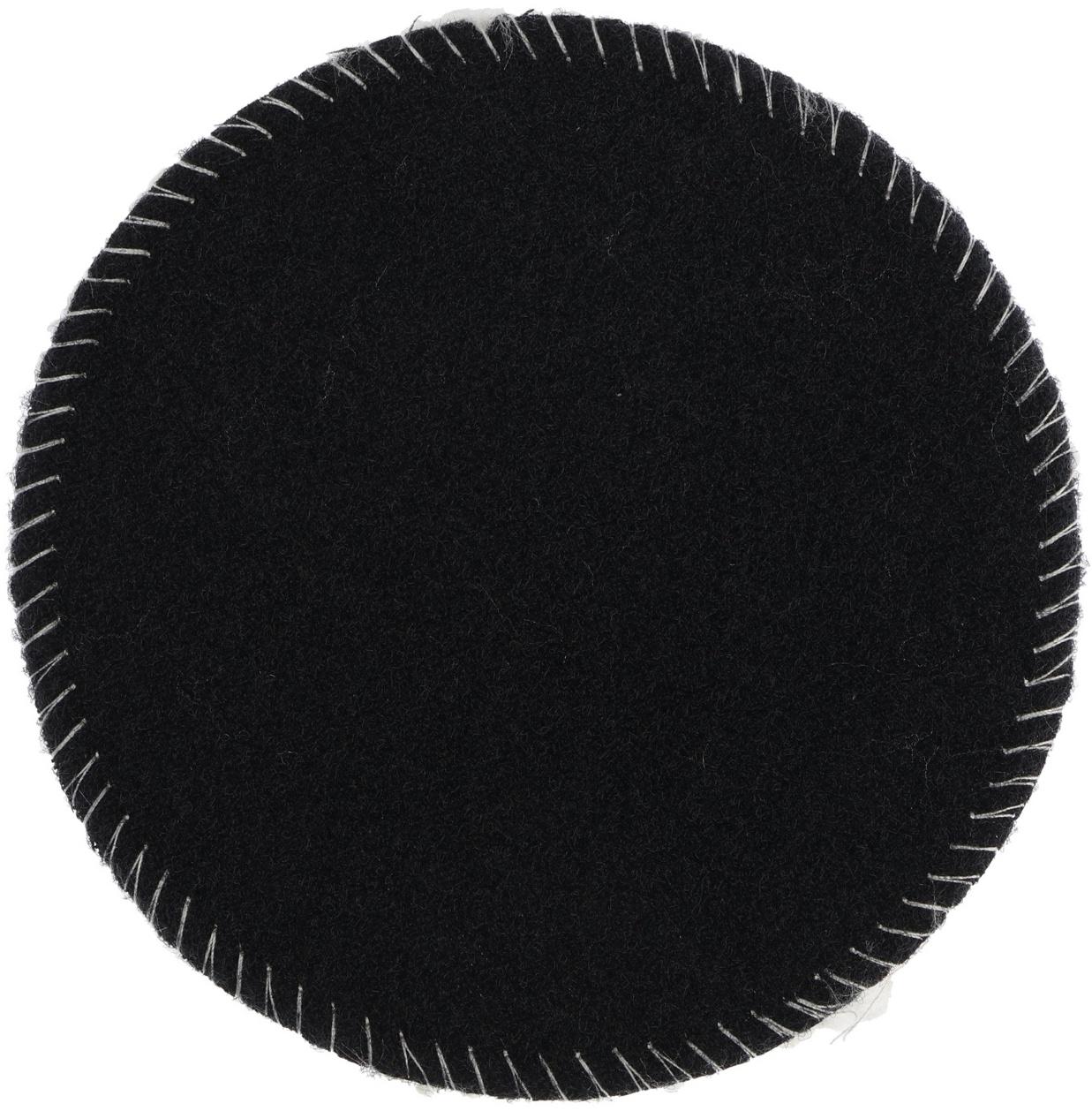 Круг полировальный под липучку ЛОМ, искусственный мех, 125 мм