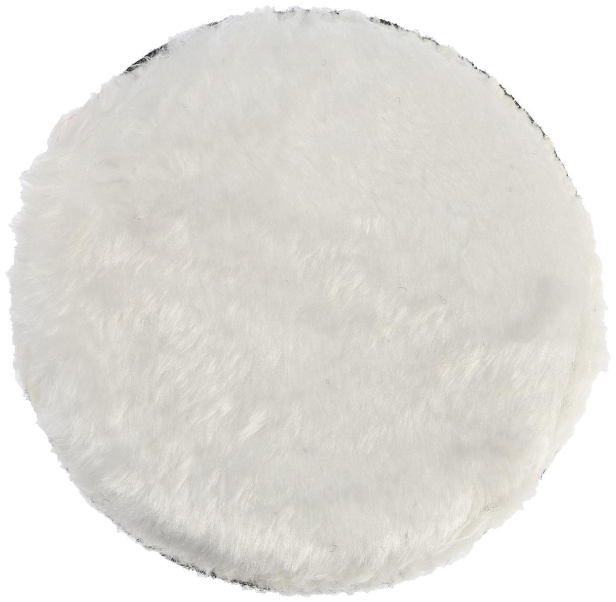 Круг полировальный под липучку ЛОМ, искусственный мех, 125 мм