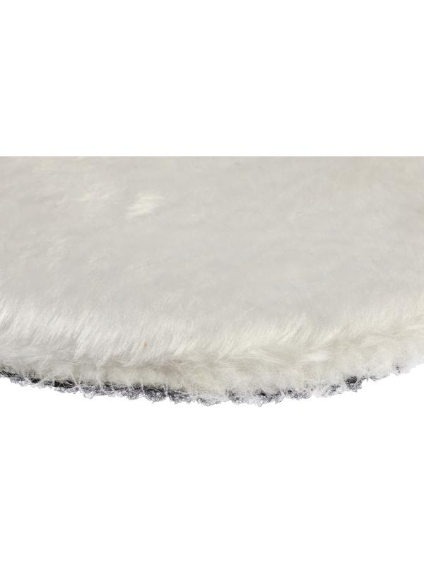 Круг полировальный под липучку ЛОМ, искусственный мех, 125 мм