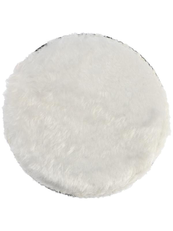 Круг полировальный под липучку ЛОМ, искусственный мех, 125 мм