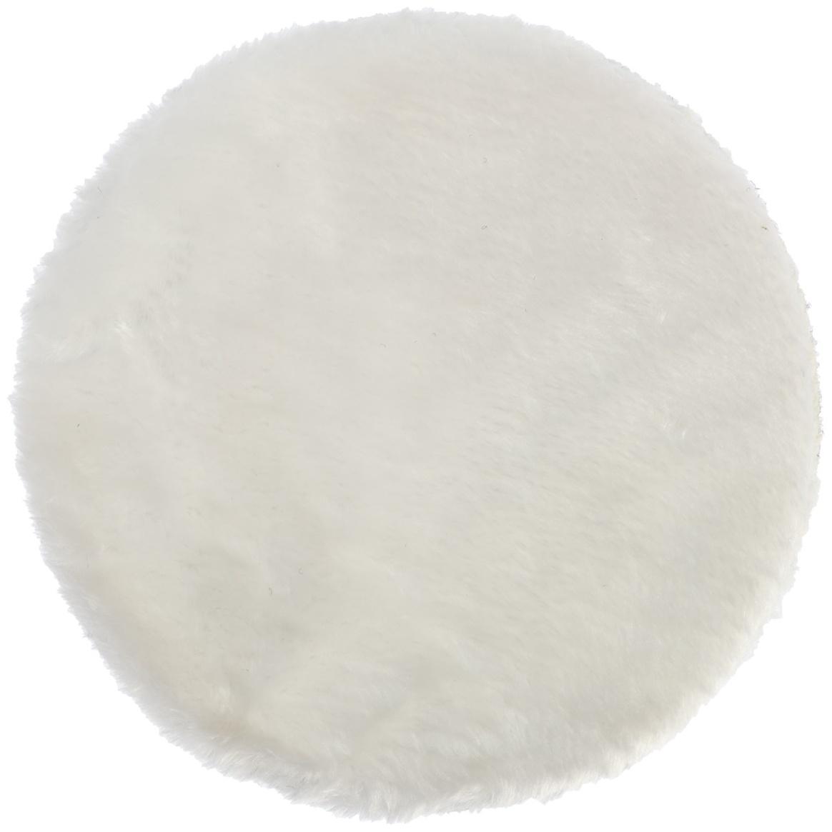 Круг полировальный под липучку ЛОМ, искусственный мех, 180 мм