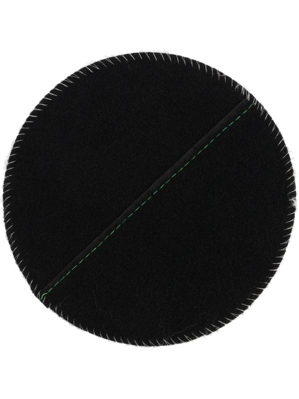 Круг полировальный под липучку ЛОМ, искусственный мех, 180 мм