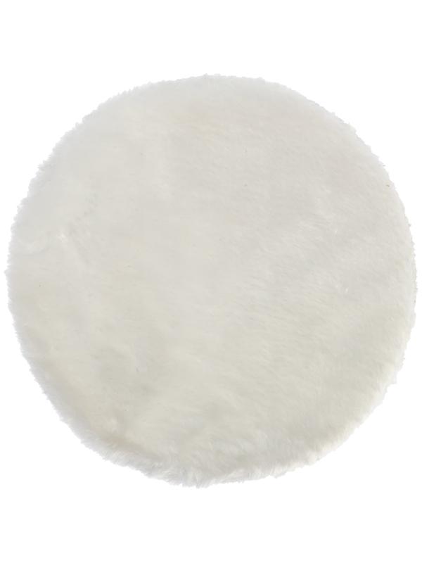 Круг полировальный под липучку ЛОМ, искусственный мех, 180 мм