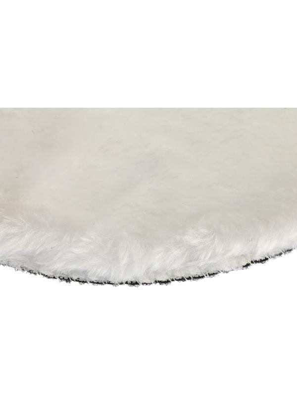 Круг полировальный под липучку ЛОМ, искусственный мех, 180 мм