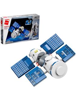 Конструктор блочный Космос «Спутник», 137 деталей
