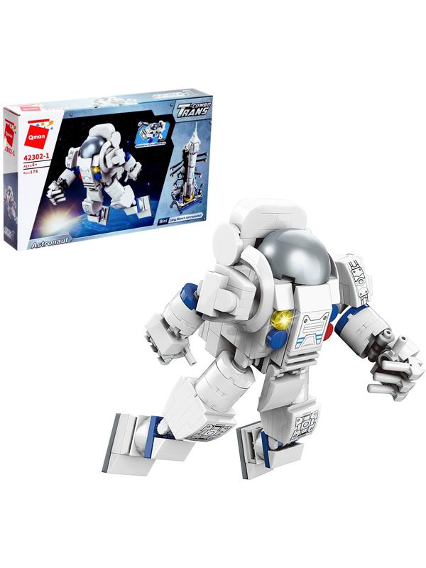 Конструктор блочный Космос «Скафандр», 176 деталей