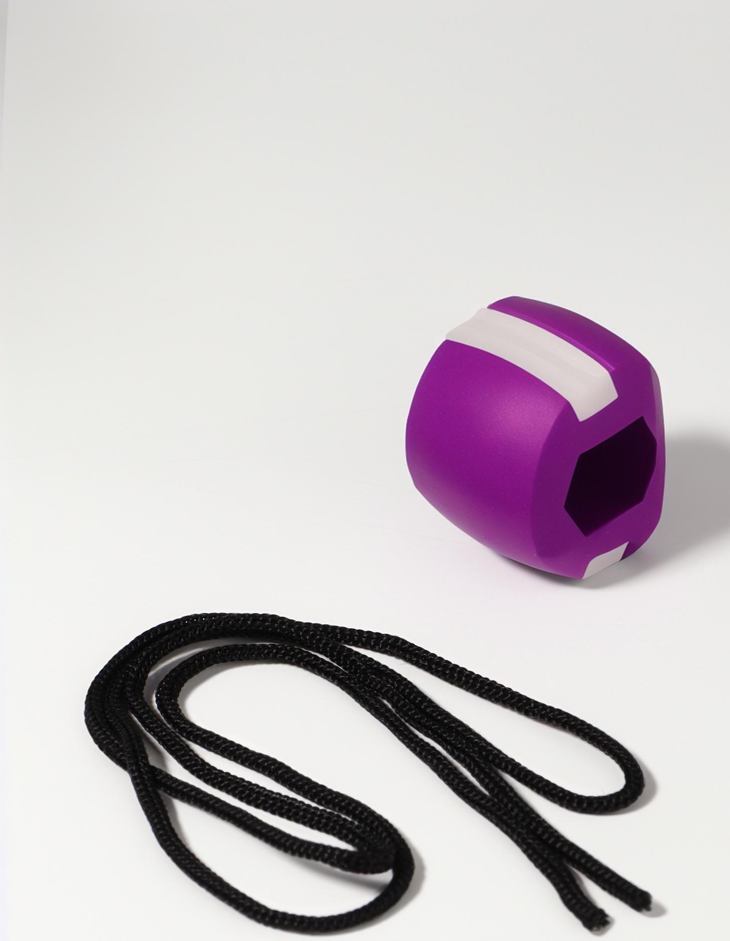 Массажёр - эспандер для скул и челюсти, 3,6 × 3 × 3 см, фиолетовый