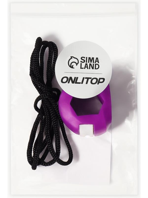 Массажёр - эспандер для скул и челюсти, 3,6 × 3 × 3 см, фиолетовый