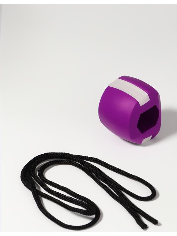 Массажёр - эспандер для скул и челюсти, 3,6 × 3 × 3 см, фиолетовый