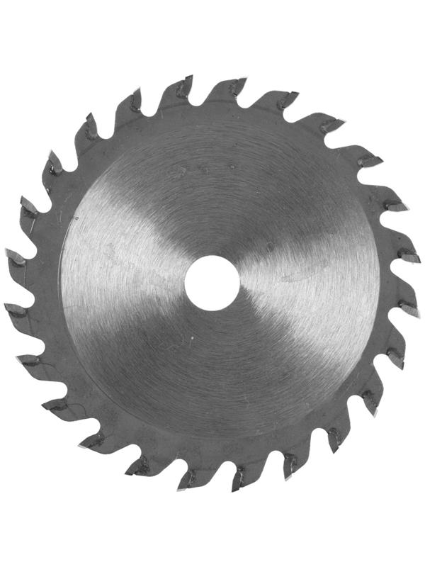 Диск пильный по дереву ТУНДРА, стандартный рез, 75×10 мм, 24 зуба