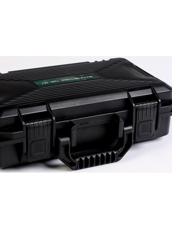 Лопата тактическая многофункциональная, с топором, в кейсе